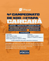 4º CAMPEONATO CARCARÁ DE XCO - 1ª ETAPA